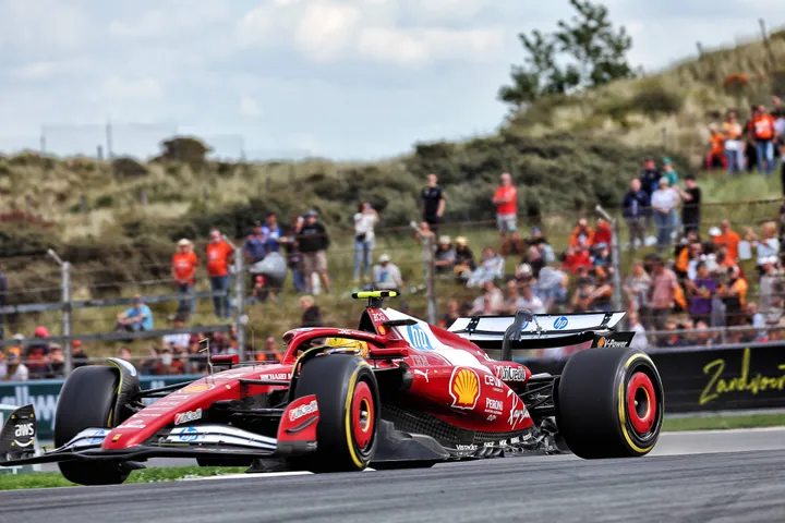 Lewis Hamilton op Circuit Zandvoort