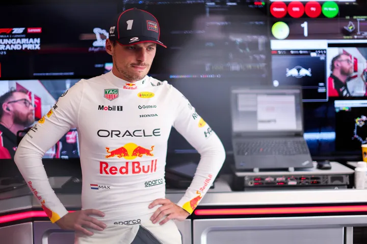 Max Verstappen teleurgesteld
