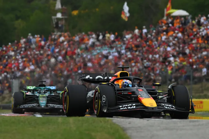 Max Verstappen during the Hungarian Grand Prix - Red Bull Contentpool