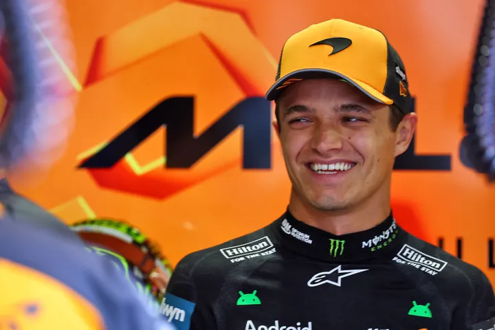 Lando Norris während des Großen Preises von Aserbaidschan. Foto: Racepictures
