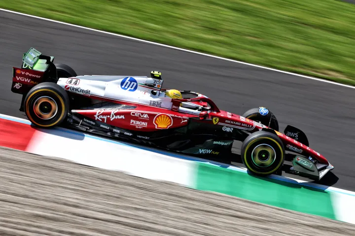 Lewis Hamilton während des FP2 in Monza