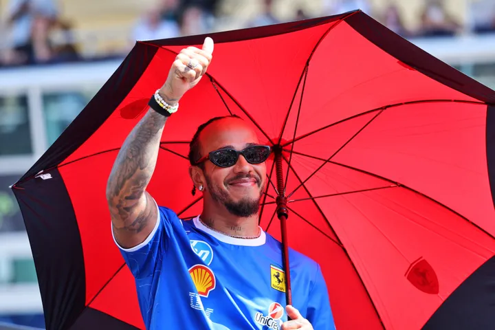 Lewis Hamilton in Monza
