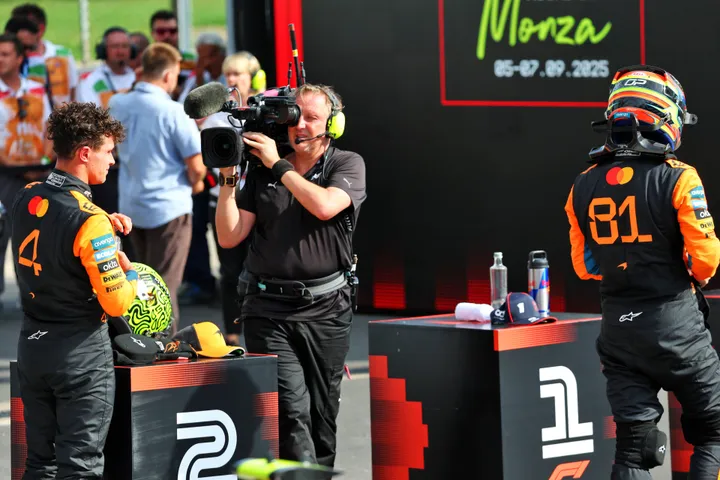 Lando Norris und Oscar Piastri in Monza @RacePictures
