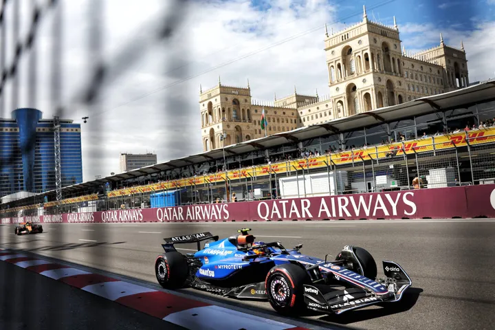 Carlos Sainz in Azerbeidzjan