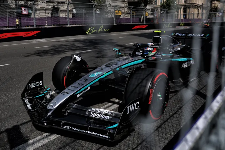 Kimi Antonelli kehrte in guter Form zurück und beendete das Rennen in Baku auf P4 | Foto: Racepictures.