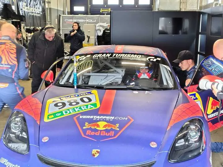 Max Verstappen competed alongside Lulham at the Nordschleife on Saturday, Photo: GPblog