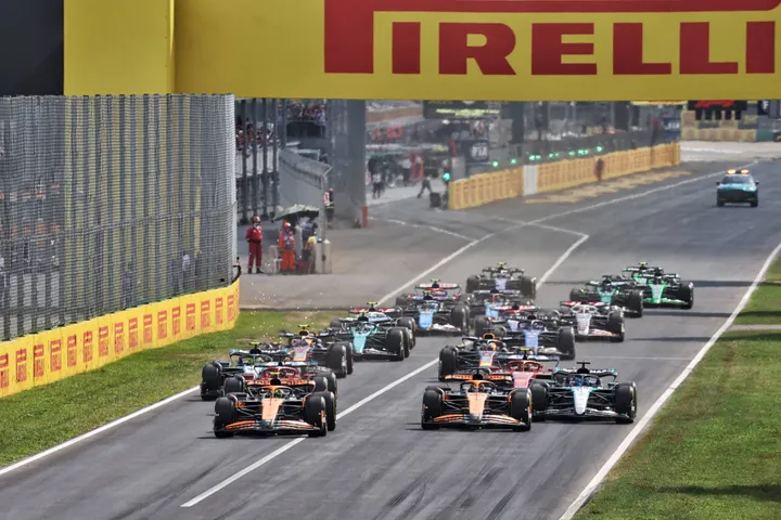 Start van de Italiaanse Grand Prix in 2024&nbsp;