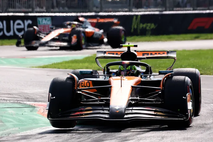 Lando Norris at the Italian Grand Prix