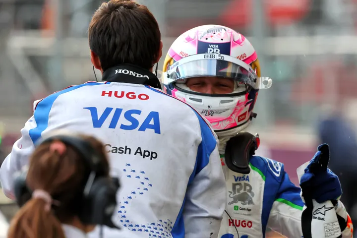 Liam Lawson nach der Qualifikation P3 beim Großen Preis von Aserbaidschan - Foto: Racepictures