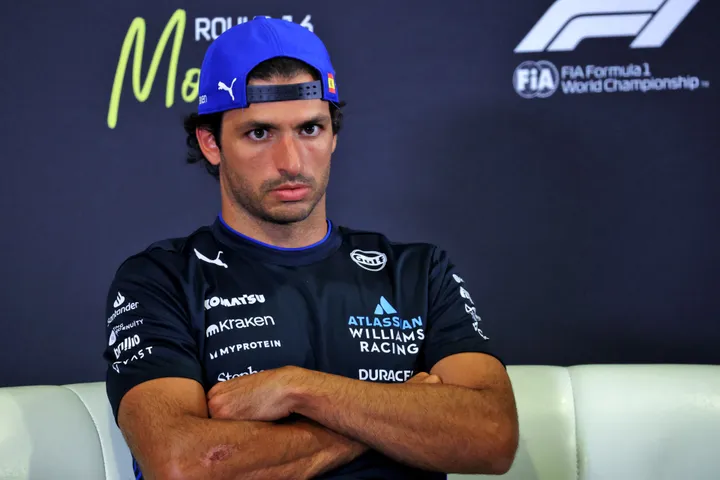 Carlos Sainz während des Italienischen Grand Prix in Monza. Foto: Race Pictures.