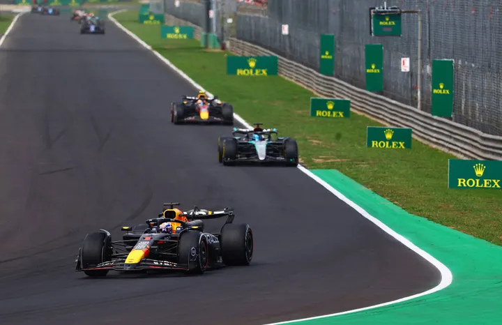 Max Verstappen in de Grand Prix van Italië 2024