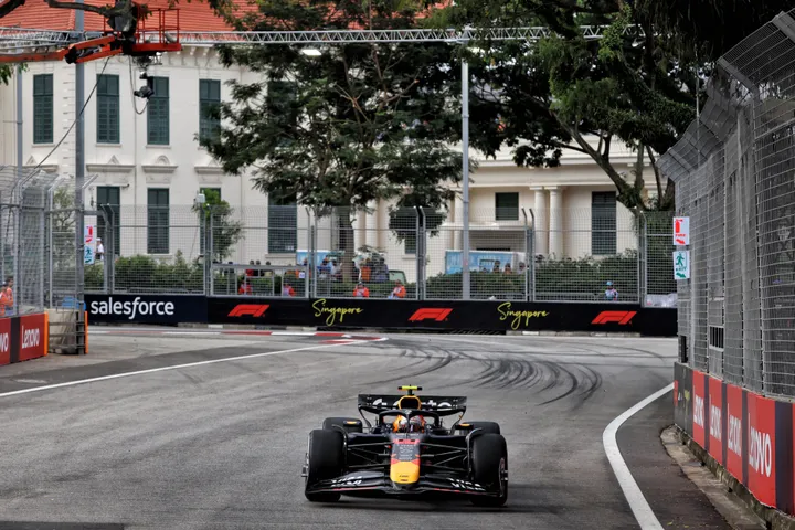 Tsunoda in action in FP1&nbsp; - Photo: Race Pictures
