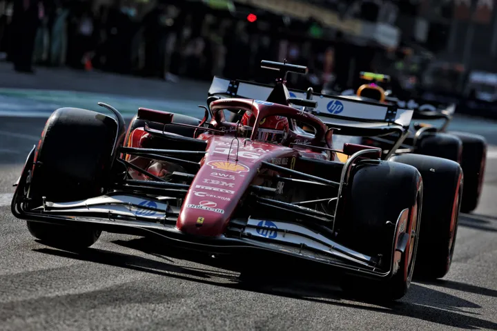 Leclerc lag in Mexiko vorläufig auf Pole, wurde aber Zweiter – Foto: Race Pictures