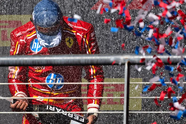 Charles Leclerc gewann letztes Jahr den Grand Prix der Vereinigten Staaten mit einem Ferrari-Eins-Zwei - Foto: Racepictures&nbsp;