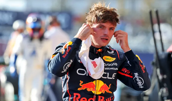 Max Verstappen nach dem Sieg beim Großen Preis der Vereinigten Staaten. Bild: RacePictures