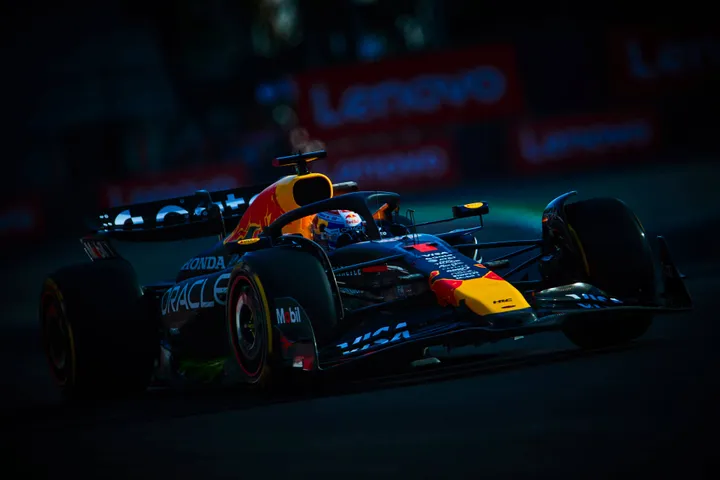 Max Verstappen führte die Zeitenliste im FP2 in Mexiko an. Foto: RacePictures.