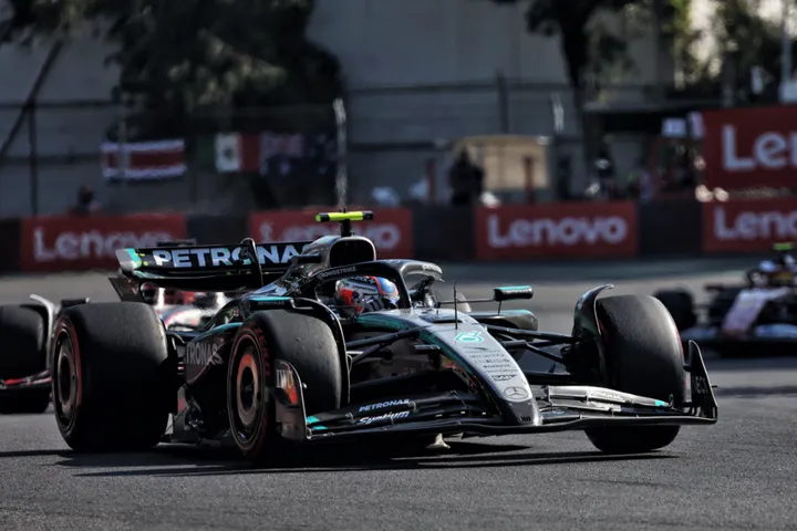Antonelli beim Mexiko-GP im Mercedes