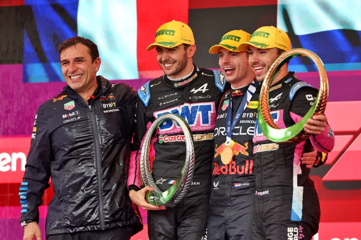 Das Podium des Großen Preises von São Paulo 2024 - Foto: Race Pictures