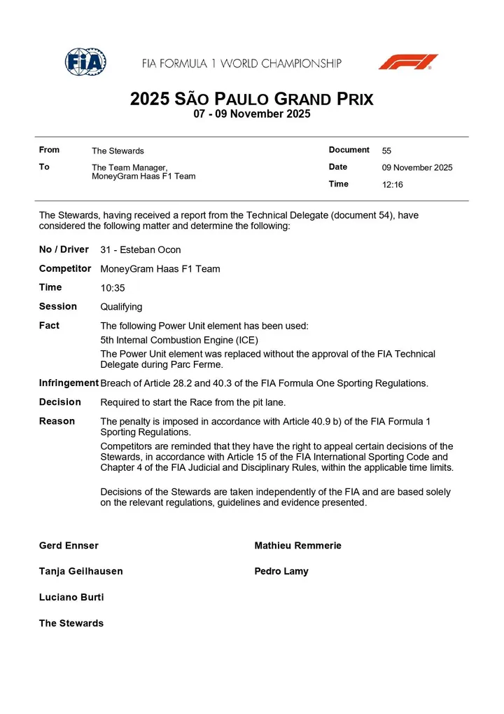 doc_55_-_2025_s__o_paulo_grand_prix_-_infringement_-_car_31_-_pu_elements_and_changes_made_during_parc_ferme_page-0001