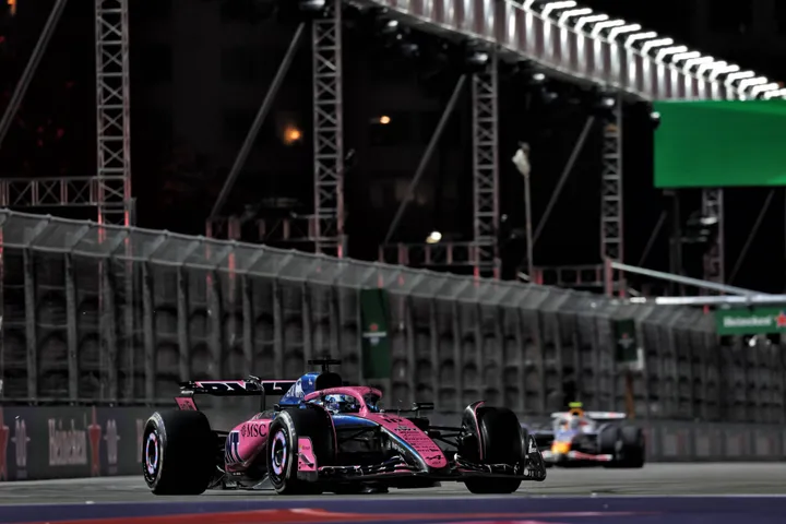 Gasly im Alpine beim Las Vegas GP 2025 – Foto: Race Pictures