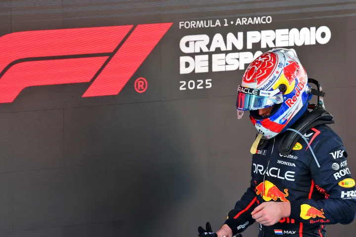 Max Verstappen nach dem Spanien-GP – Foto: Race Pictures