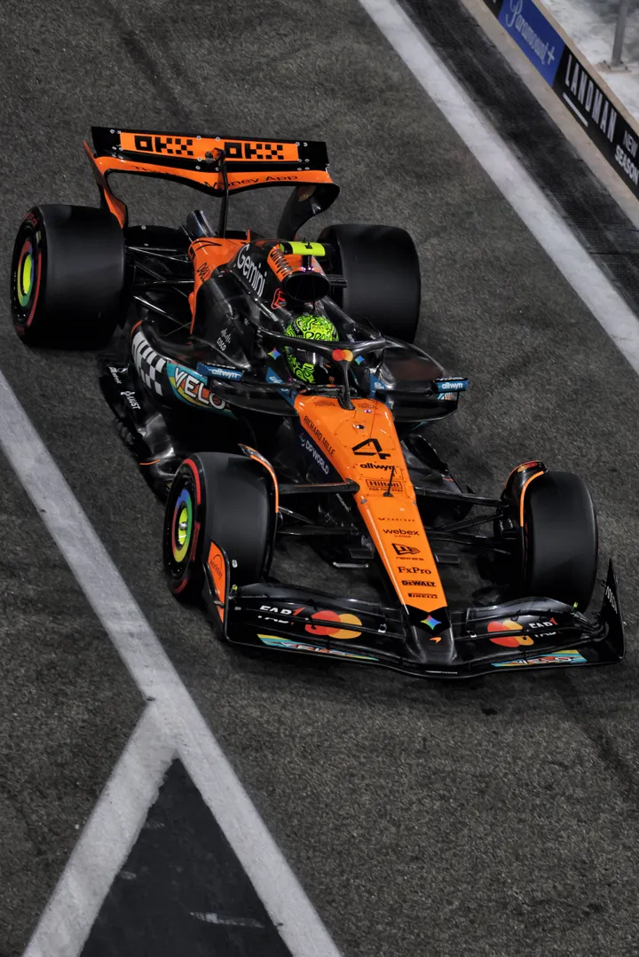 Lando Norris während des Qualifyings zum Großen Preis von Abu Dhabi – Foto: Race Pictures