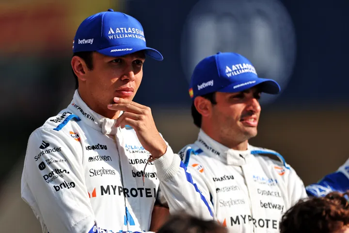 Albon und Sainz in Abu Dhabi