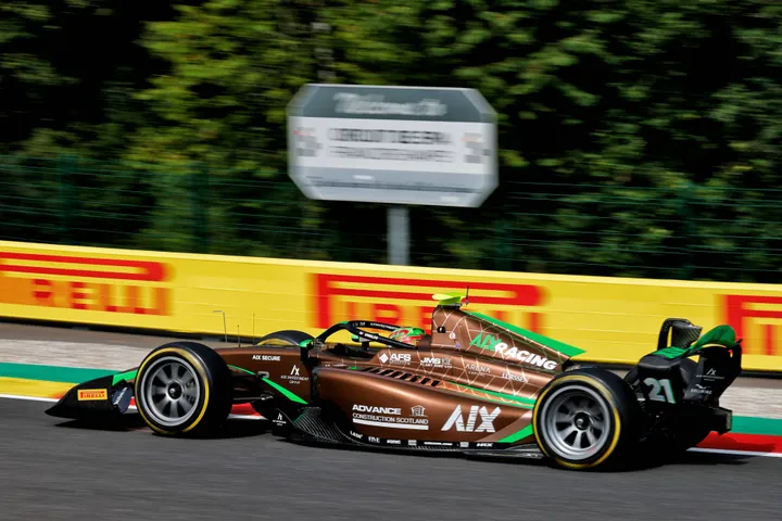 Cian Shields in dieser Saison in der Formel 2 im Einsatz. Foto: RacePictures