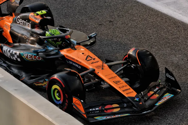Norris beim GP von Abu Dhabi – Foto: Race Pictures