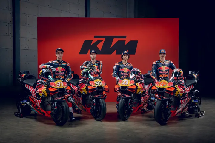 KTM Tech3 team Acosta Binder Vinales Bastianini