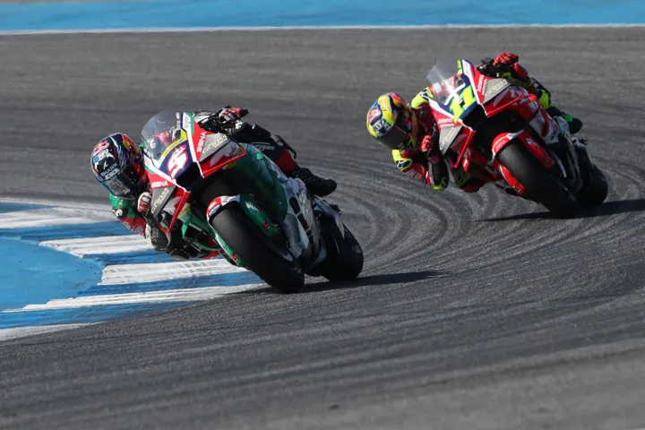 Zarco and Diogo Moreira at the Thai Grand Prix (Photo: Red Bull Content Pool)