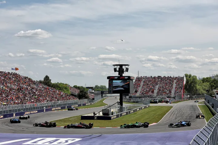 Circuit Gilles Villeneuve hairpin - Canadian GP