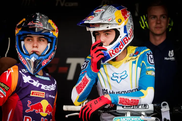 Lucas (Right) and Sasha (Left) Coenen are the current championship leader in their respective MXGP classes. [Photo: Red Bull Content Pool]