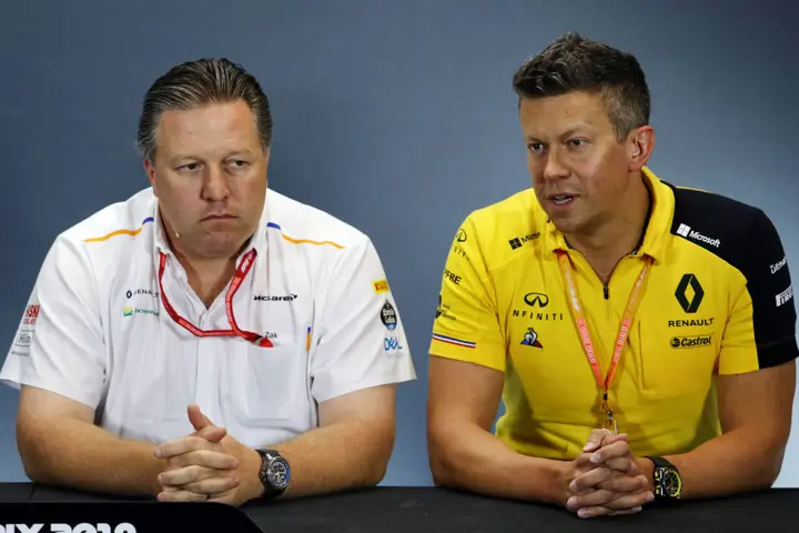 Marcin Budkowski and Zak Brown