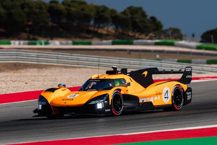 Lando driving the MCL-HY