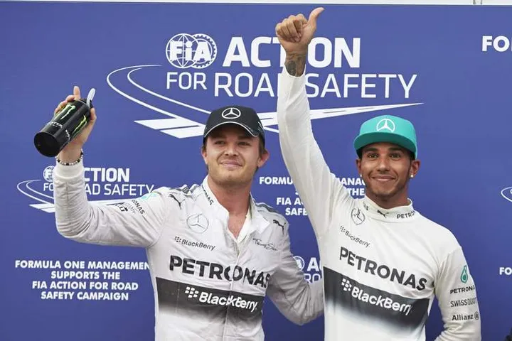 Nico Rosberg Lewis Hamilton