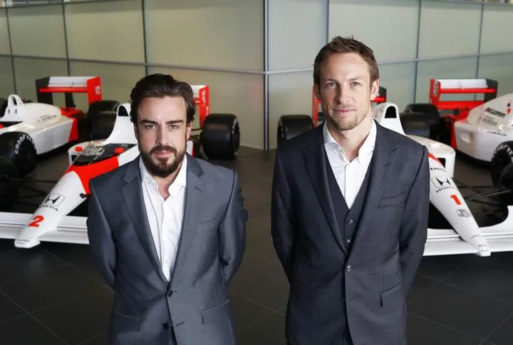 Jenson Button Fernando Alonso