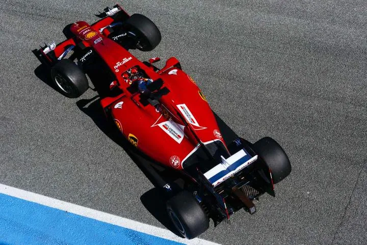 Vettel Ferrari Jerez