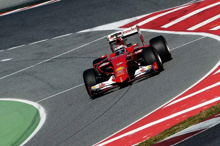Raikkonen Barcelona Ferrari