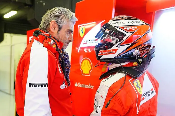 Arrivabene Raikkonen Ferrari