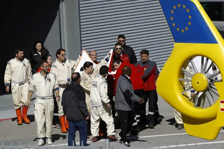 Alonso Barcelona McLaren Honda crash