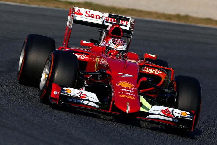 Kimi Raikkonen Ferrari Barcelona