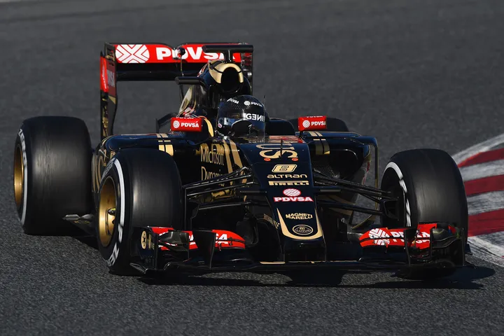 Romain Grosjean Lotus Barcelona
