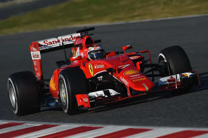 Kimi Raikkonen Ferrari Barcelona