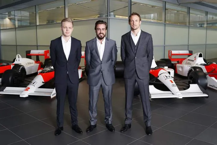 Magnussen Alonso Button