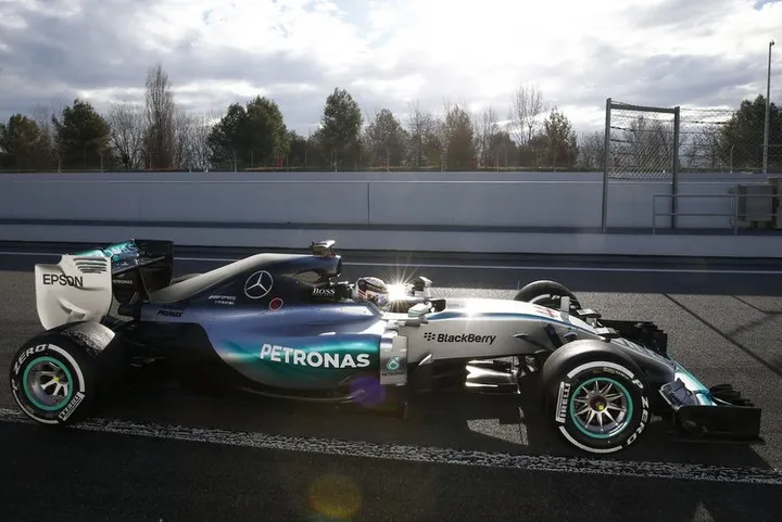 Hamilton Barcelona Mercedes