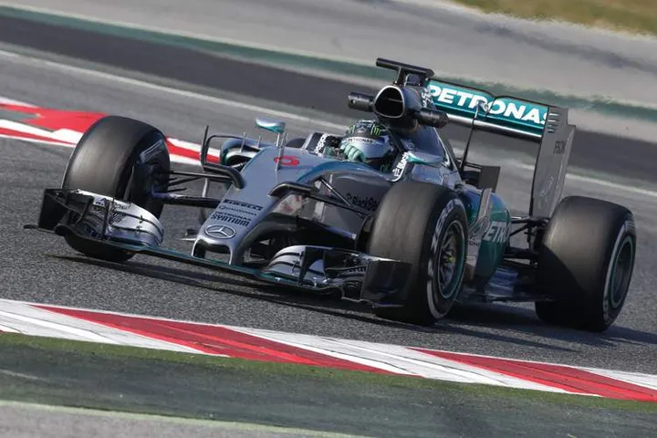 Nico Rosberg Barcelona Test Mercedes