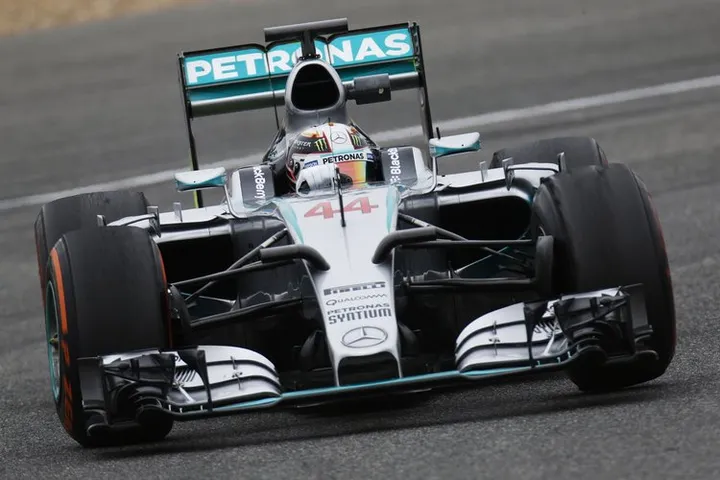 Hamilton Mercedes Jerez