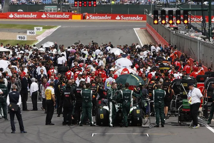 Grand Prix F1 grid