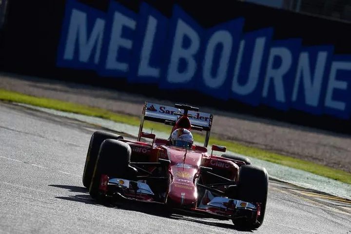 Vettel Ferrari Melbourne